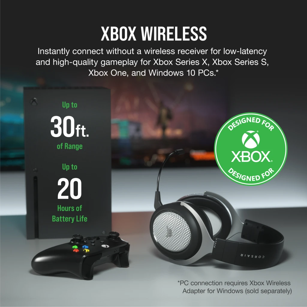 HS75 XB WIRELESS Series Gaming Headset X Xbox and for Xbox One