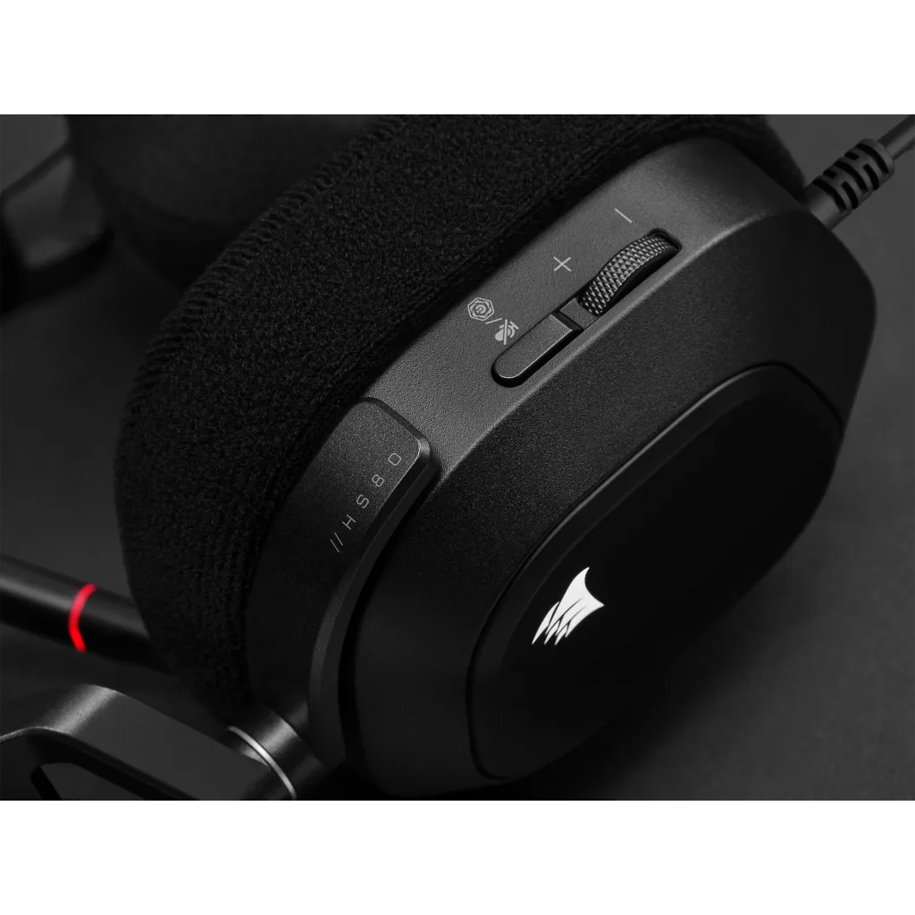 HS80 RGB USB Wired Gaming Headset — Carbon