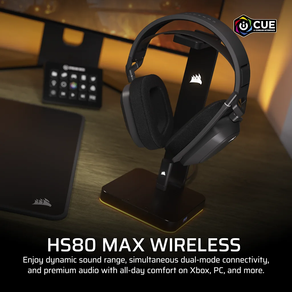 HS80 MAX プレミアム・ワイヤレス・ゲーミングヘッドセット（Xbox用