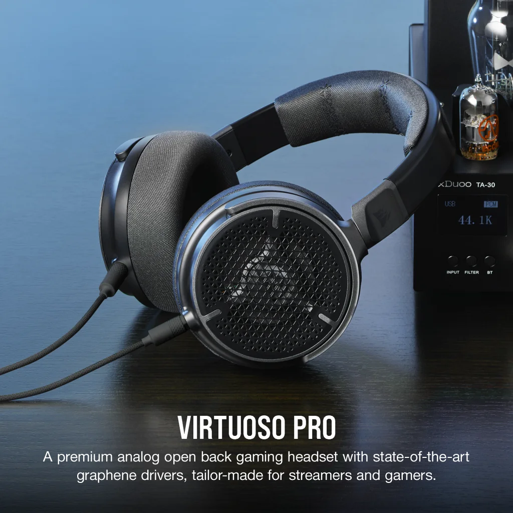 VIRTUOSO PRO Open Back Streaming/Gaming Headset - Carbon | Kopfhörer
