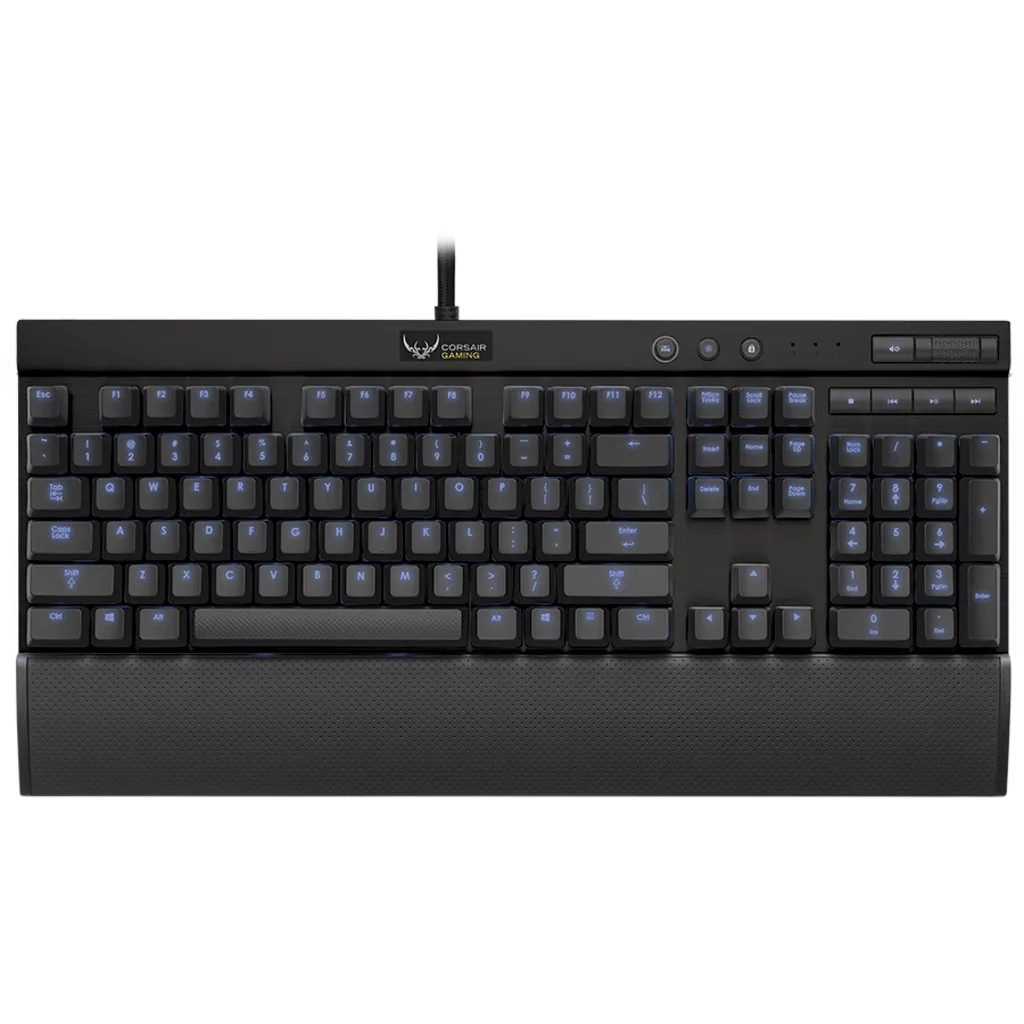 CORSAIR Gaming K70 Mechanical Gaming Keyboard — Blue LED — CHERRY® MX Red