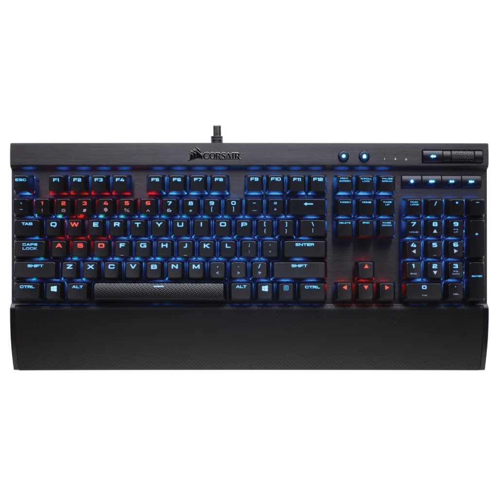 コルセア　K70Lux　CherryMXMk2 K70 LUX RGB Mechanical Gaming Keyboard — CHERRY® MX RGB Blue