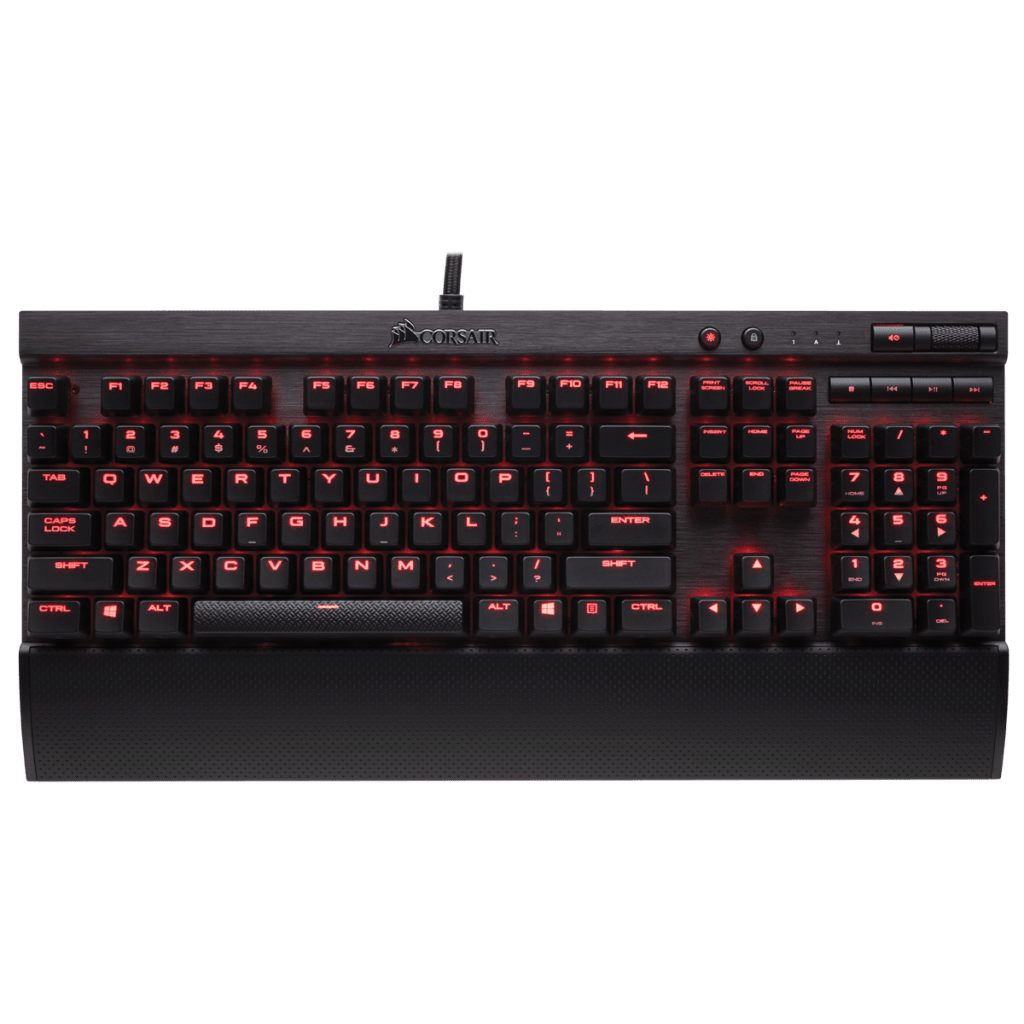 K70 LUX Mechanical Gaming Keyboard — Red LED — CHERRY® MX Blue