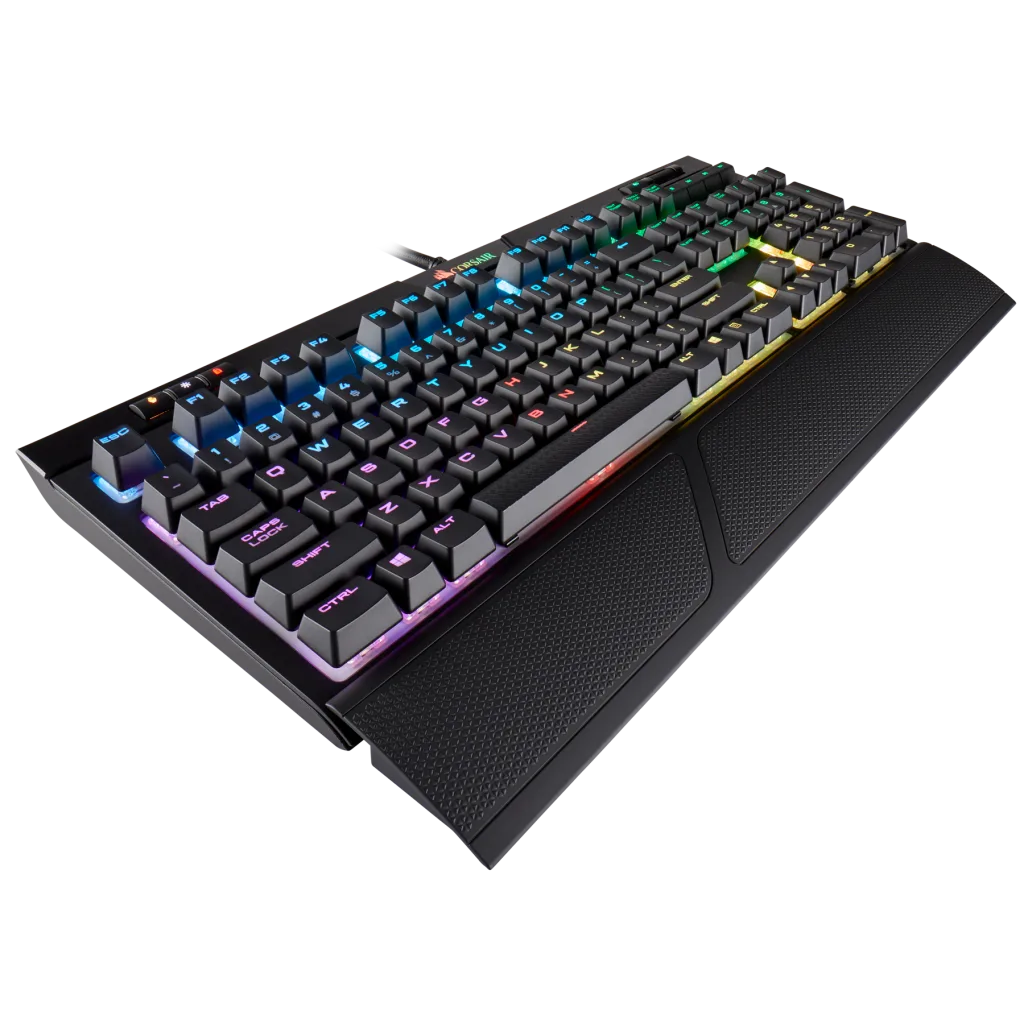 CORSAIR - コルセアSTRAFE RGB MX SILENT US配列 赤軸キーボード STRAFE Mechanical Gaming Keyboard — CHERRY® MX SILENT