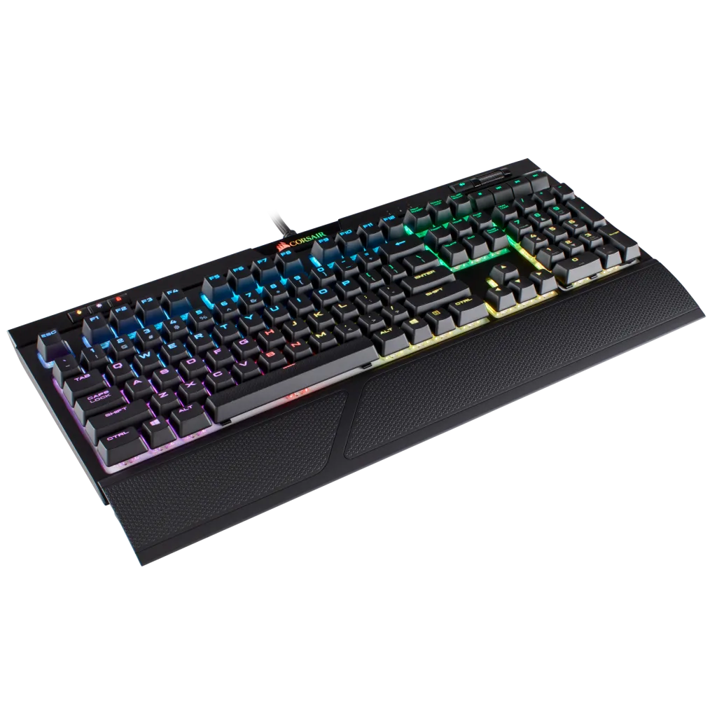 CORSAIR - コルセアSTRAFE RGB MX SILENT US配列 赤軸キーボード STRAFE Mechanical Gaming Keyboard — CHERRY® MX SILENT
