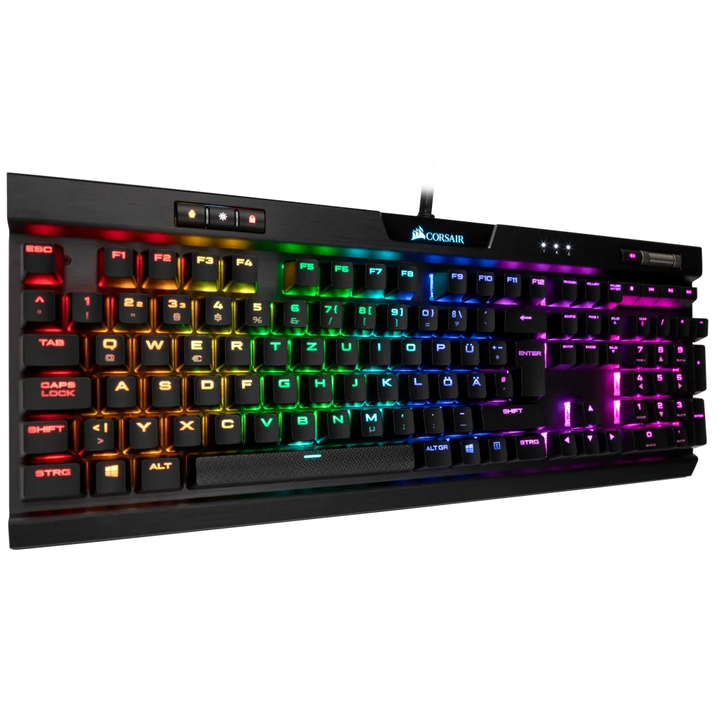 Corsair K70 RGB MK.2 MX Brown ゲーミングキーボード K70 RGB MK.2 Mechanical Gaming Keyboard — CHERRY® MX Red (DE)