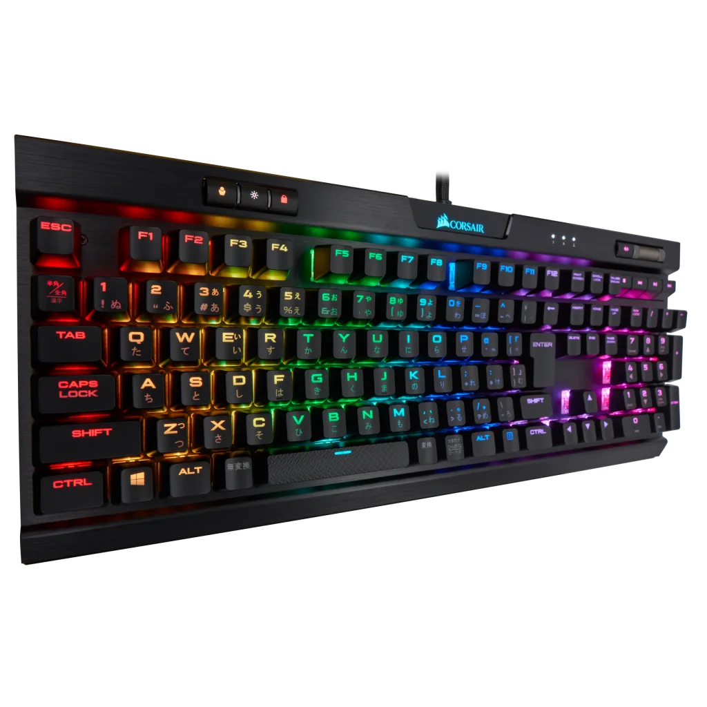 K70 RGB MK.2 Mechanical Gaming Keyboard — CHERRY® MX SILENT (JP)