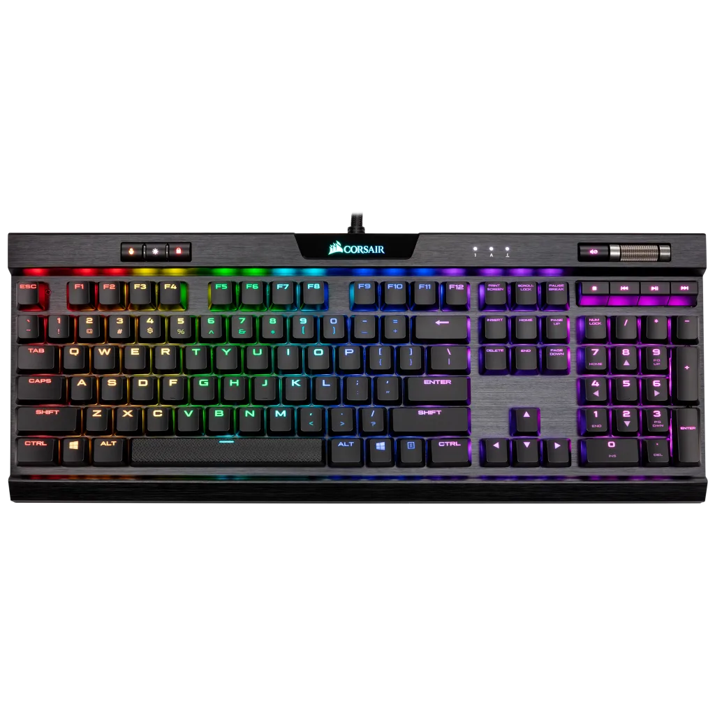 K70 RGB MK.2 Low Profile Mechanical Gaming Keyboard — CHERRY® MX Low  Profile Red