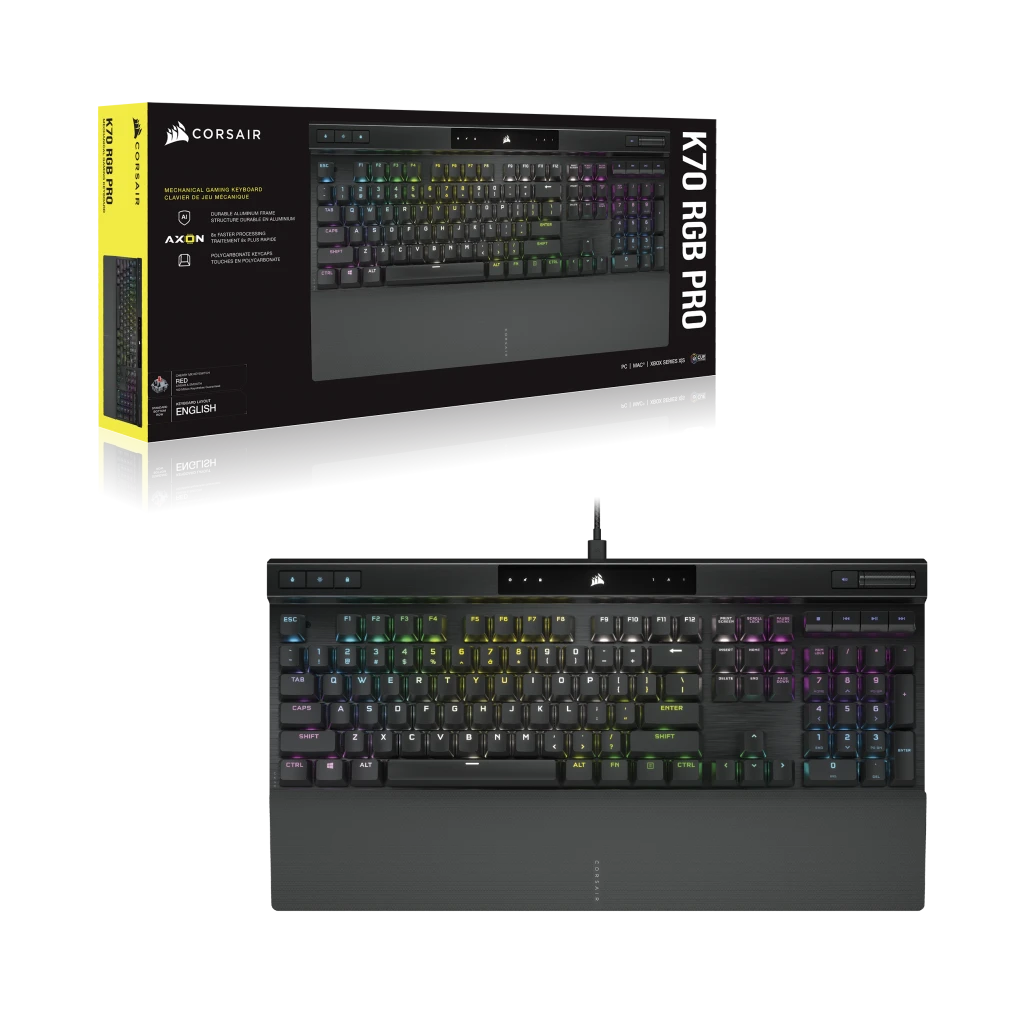 CORSAIR K70 RGB PRO MECHANICAL GAMING KEYBOARD CH-9109410-AR