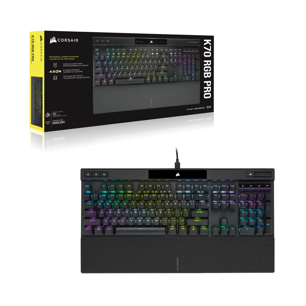 K70 RGB PRO Mechanical Gaming Keyboard with PBT DOUBLE SHOT
