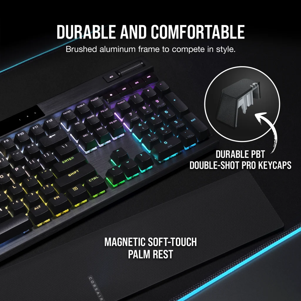 K70 RGB PRO Mechanical Gaming Keyboard with PBT DOUBLE SHOT PRO 