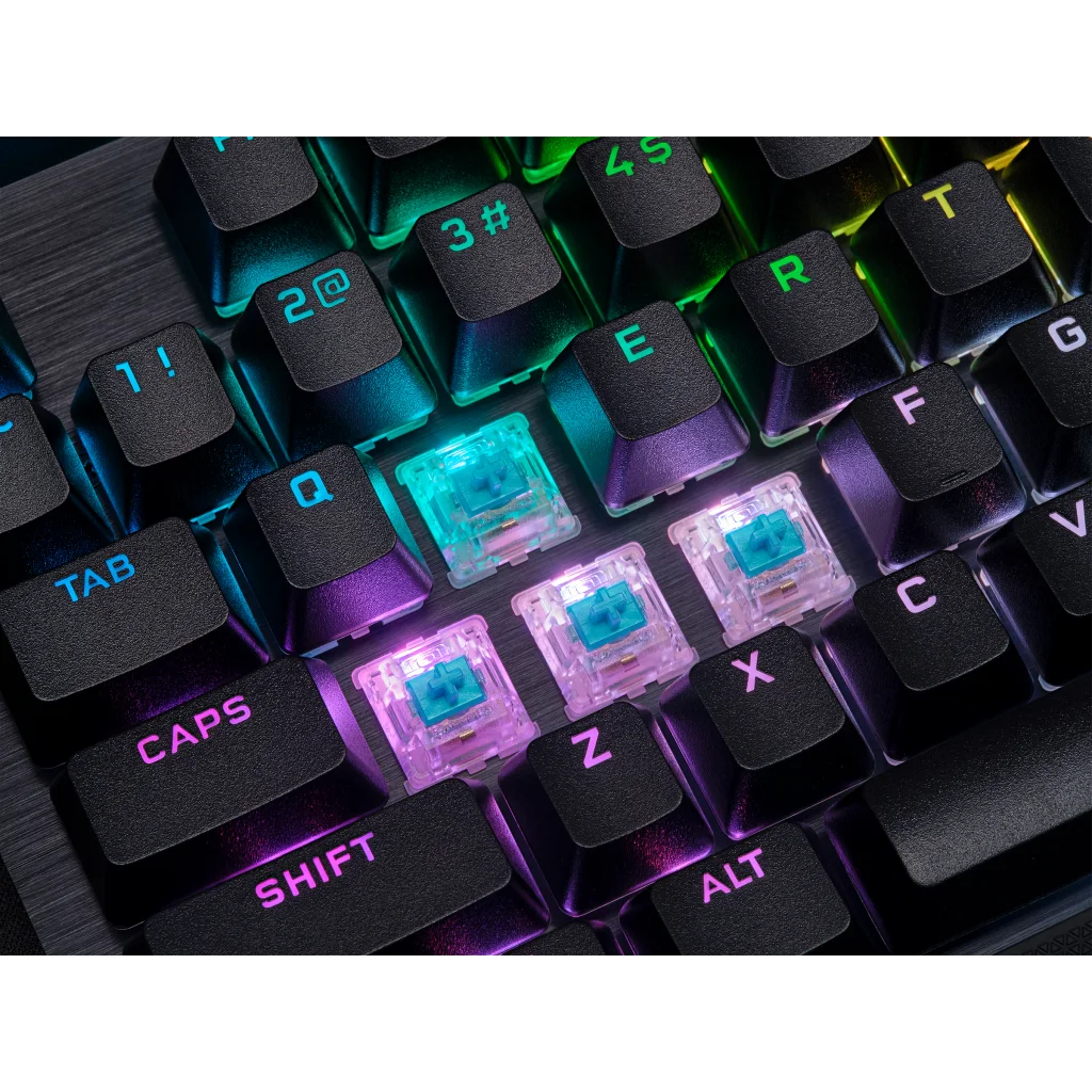 K70 RGB PRO Mechanical Gaming Keyboard with PBT DOUBLE SHOT PRO Keycaps —  CHERRY® MX Blue
