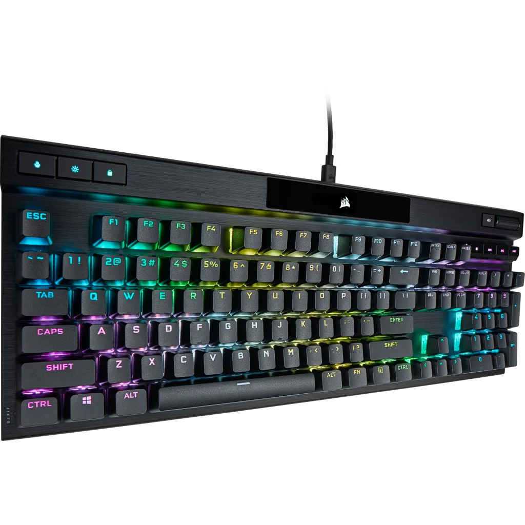 K70 PRO RGB Optical-Mechanical Gaming Keyboard with PBT DOUBLE 