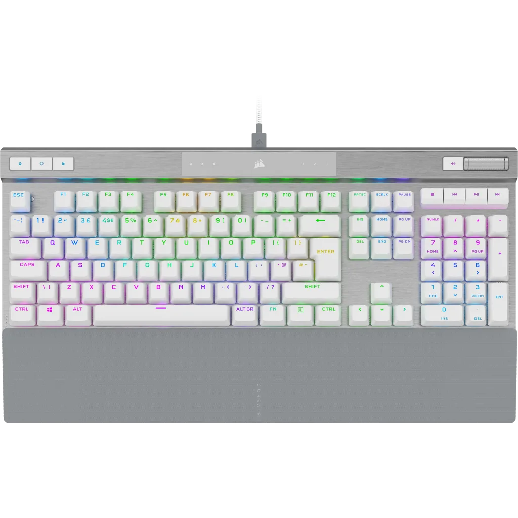 半額SALE★ Gaming Optical-Mechanical RGB PRO K70 Keyboard PBT with キーボード