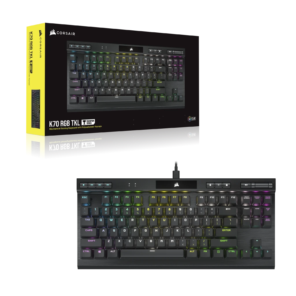K70 RGB TKL CHAMPION SERIES Mechanical Gaming Keyboard — CHERRY MX