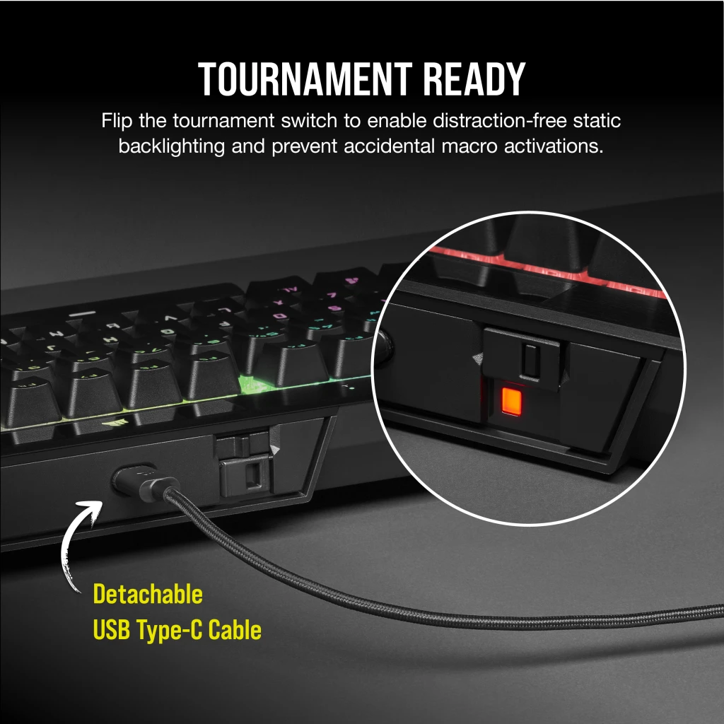 K70 RGB TKL CHAMPION SERIES Mechanical Gaming Keyboard