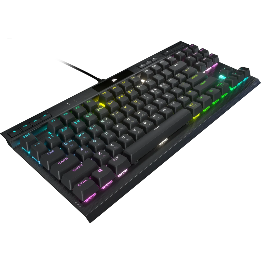 CORSAIR K70 RGB TKL ゲーミングキーボード 本体 K70 RGB TKL CHAMPION SERIES Mechanical Gaming Keyboard — CHERRY MX