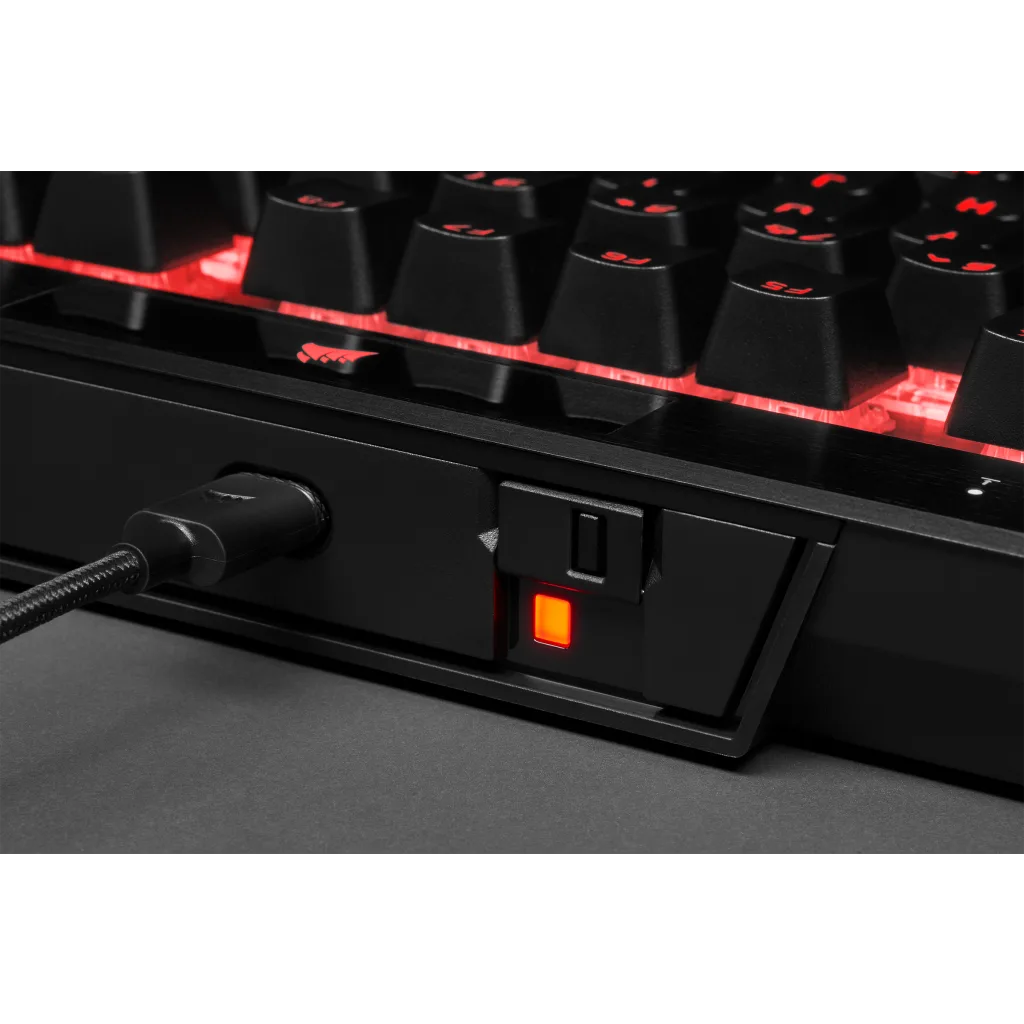 K70 RGB TKL CHAMPION SERIES Mechanical Gaming Keyboard — CHERRY MX SPEED  (DE)