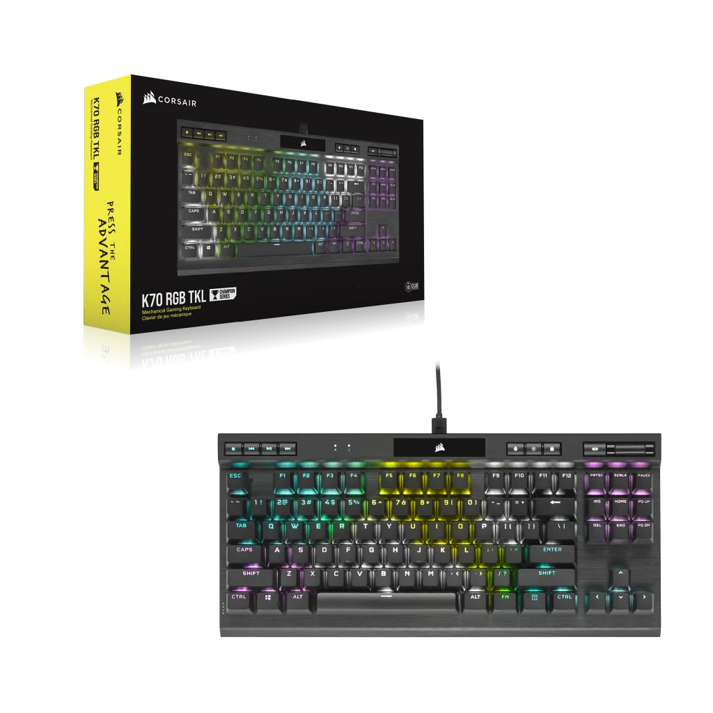 K70 RGB TKL CHAMPION SERIES Mechanical Gaming Keyboard — CHERRY MX