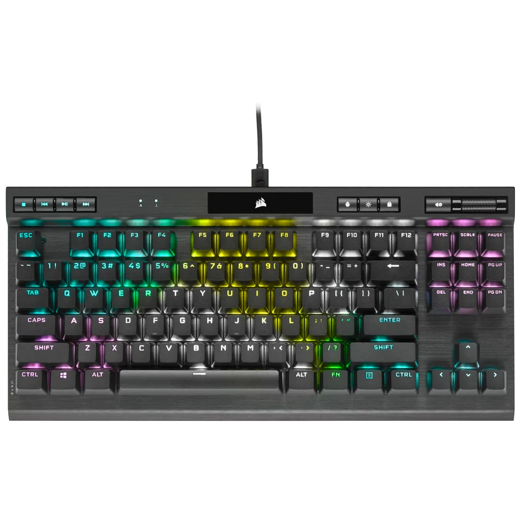 K70 RGB TKL CHAMPION SERIES机械游戏键盘 — CHERRY MX SPEED