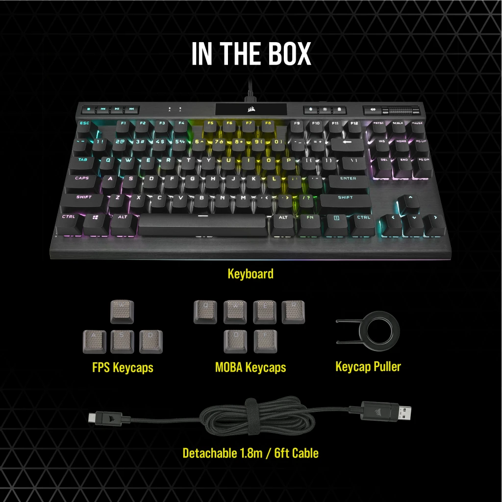 Logitech G915 Wireless Mechanical Gaming Keyboard -Tactile, Black (Renewed)