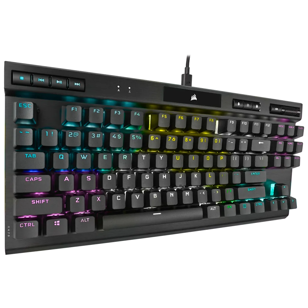 K70 RGB TKL CHAMPION SERIES Mechanical Gaming Keyboard — CHERRY MX SPEED
