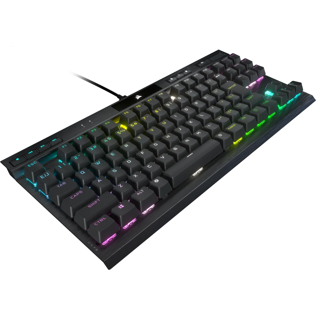 K70 RGB TKL CHAMPION SERIES Optical-Mechanical Gaming Keyboard with PBT  DOUBLE SHOT PRO Keycaps (JP)