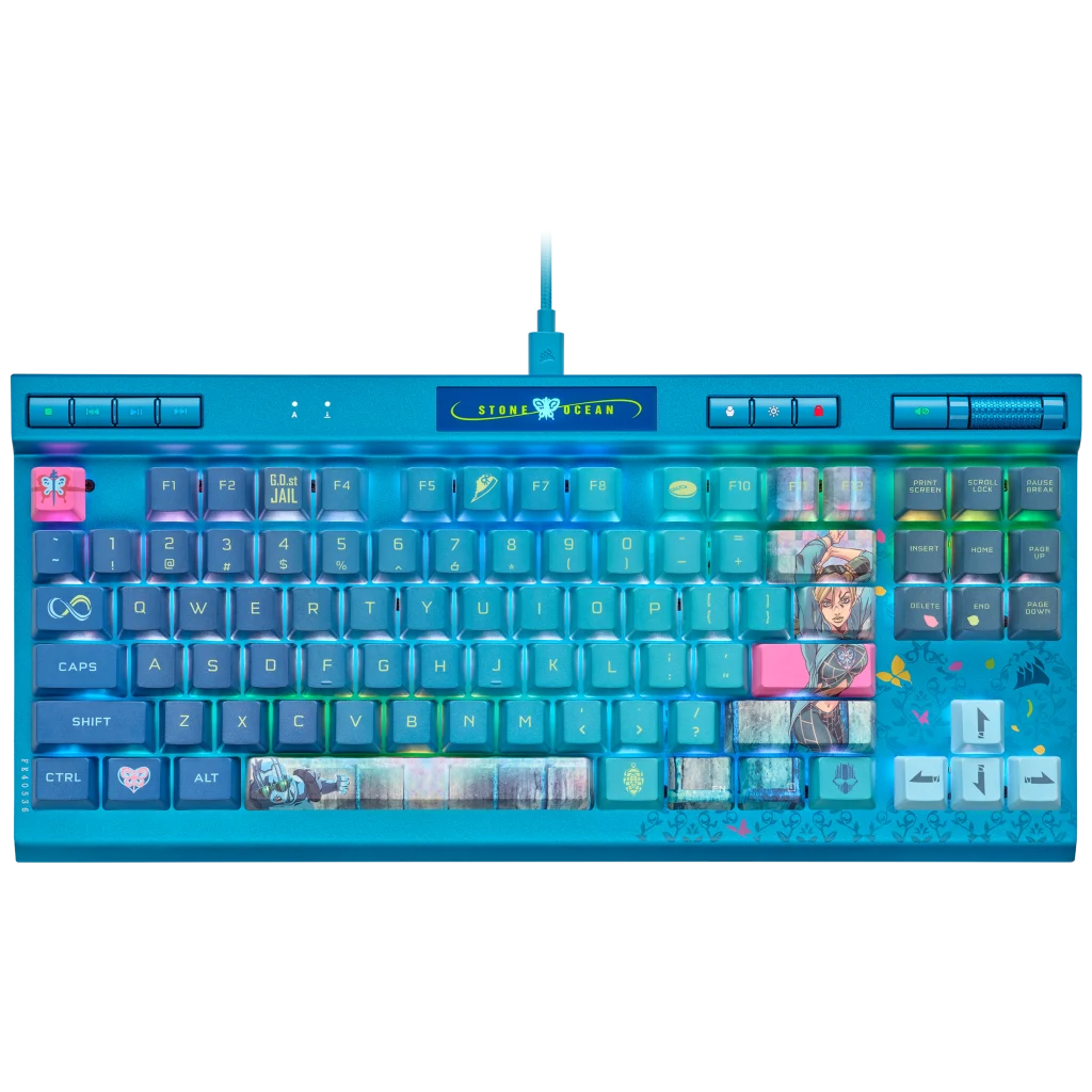 Corsair K70 TKL ジョジョの奇妙な冒険 ストーンオーシャン K70 RGB TKL JOJO STONE OCEAN Mechanical Gaming Keyboard