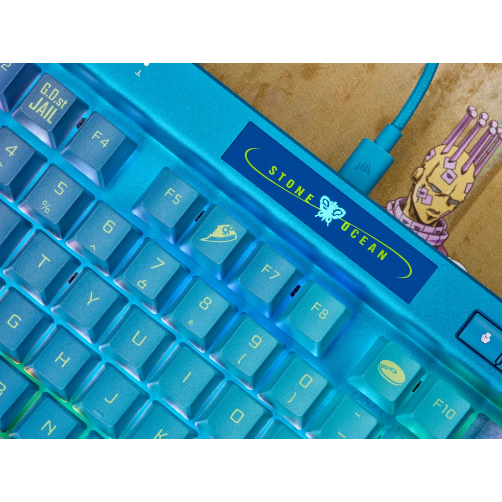 K70 RGB TKL JOJO STONE OCEAN Mechanical Gaming Keyboard