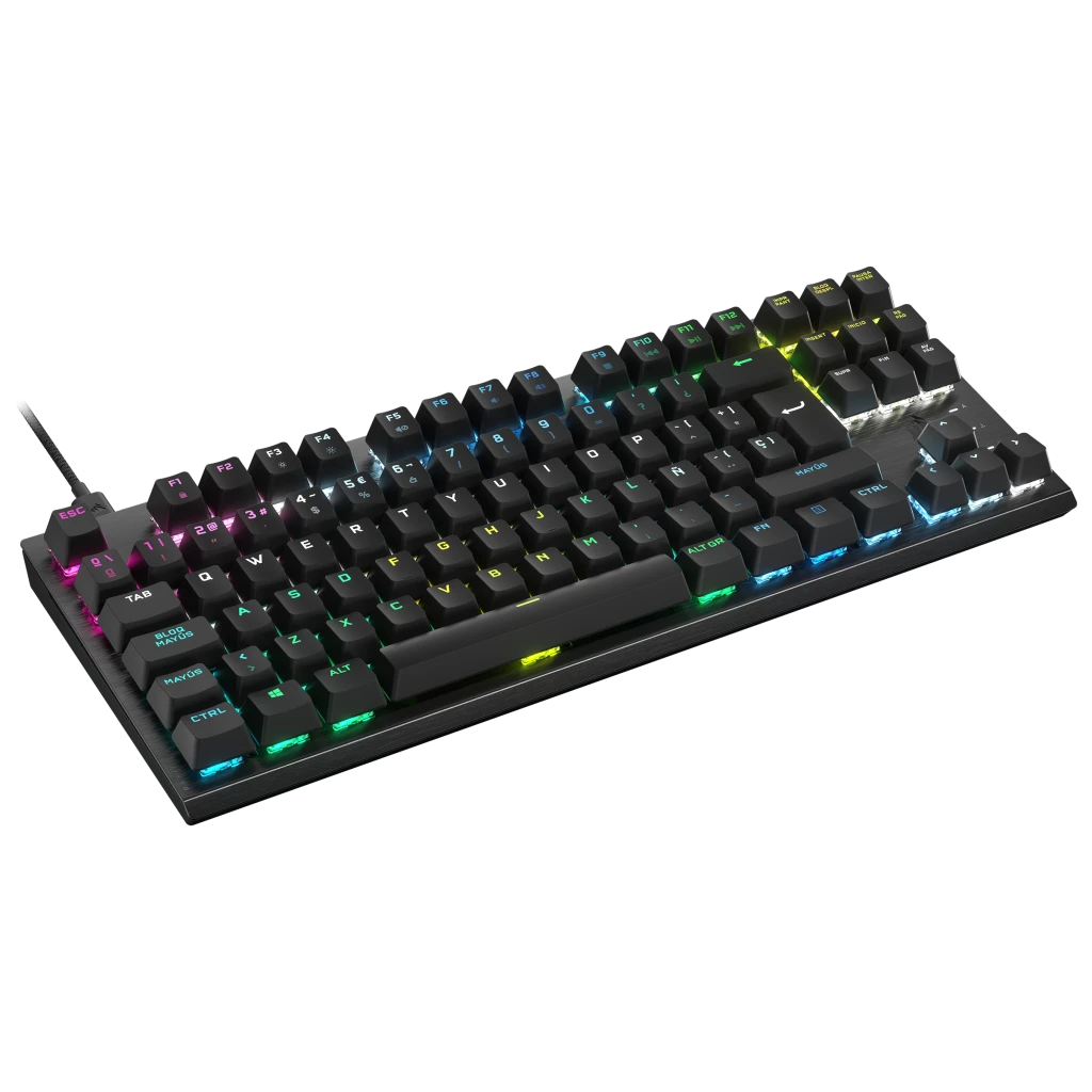 K60 PRO TKL RGB Tenkeyless Optical-Mechanical Gaming Keyboard — CORSAIR OPX  Switch — (ES)