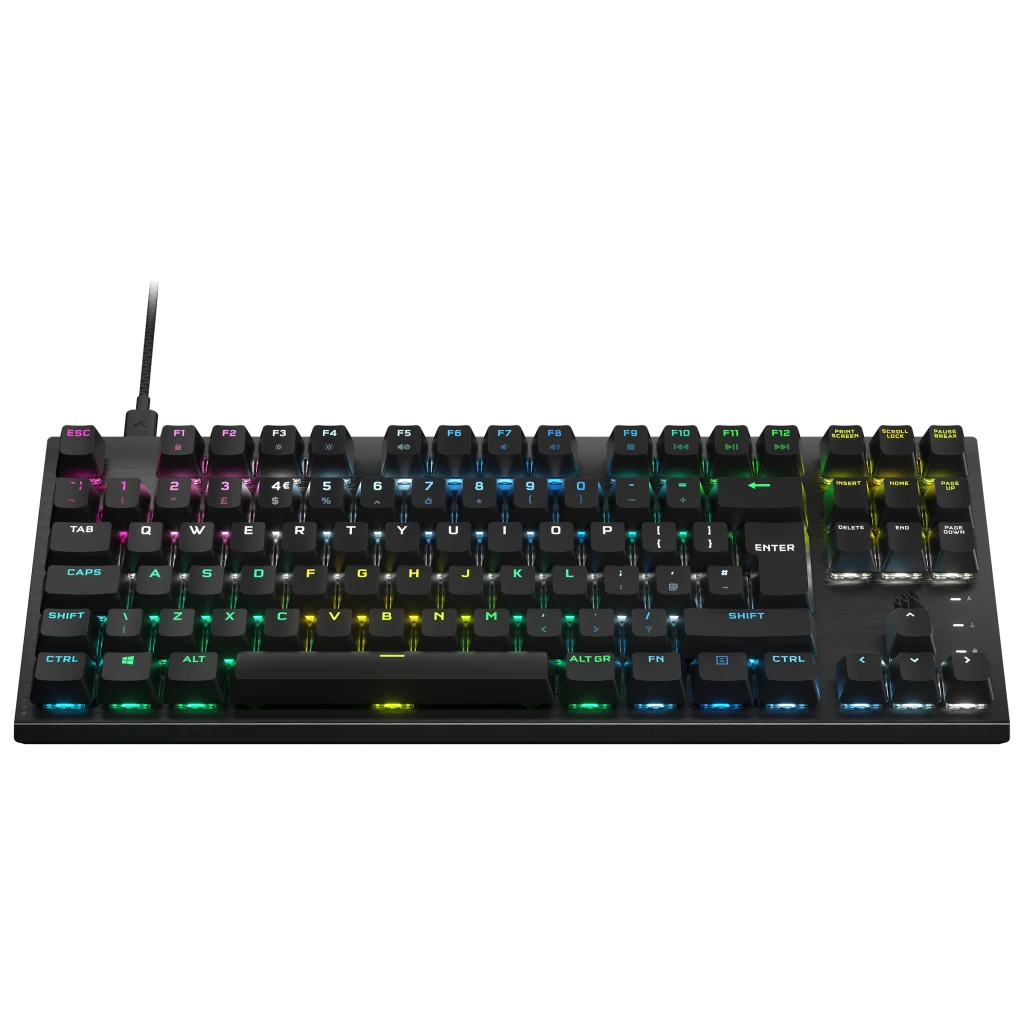 K60 PRO TKL RGB Tenkeyless Optical-Mechanical Gaming Keyboard — CORSAIR OPX  Switch — (UK)