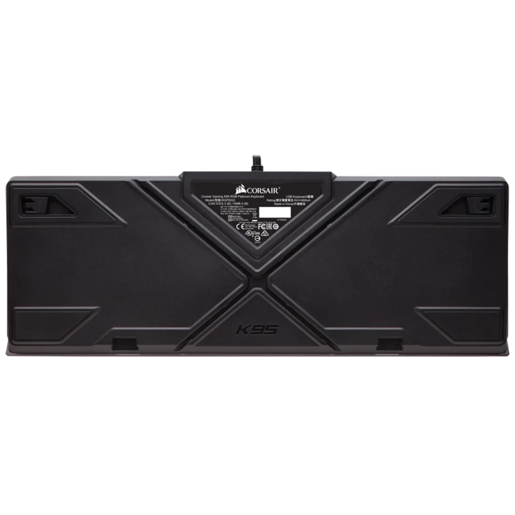K95 RGB PLATINUM Mechanical Gaming Keyboard — CHERRY® MX Brown — Black