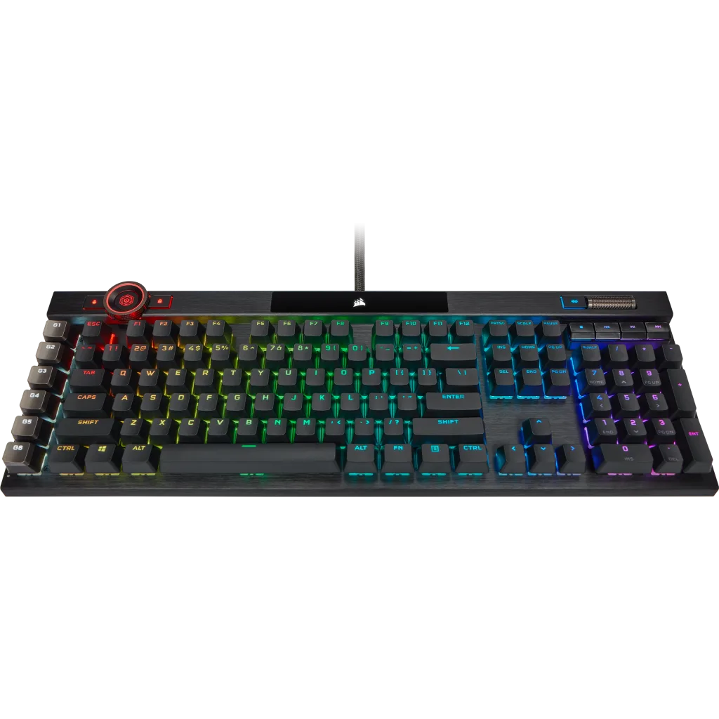 高速配送 K100 RGB Mechanical Gaming Keyboard — CHERRY® MX Speed キーボード