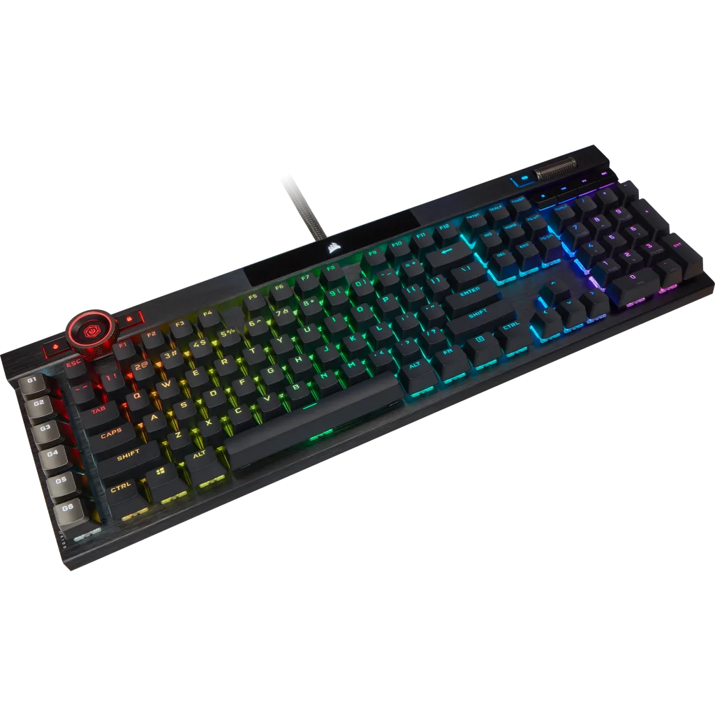 ゲーミングキーボード　CORSAIR K100 RGB Amazon | CORSAIR K100 RGB メカニカル ゲーミングキーボード