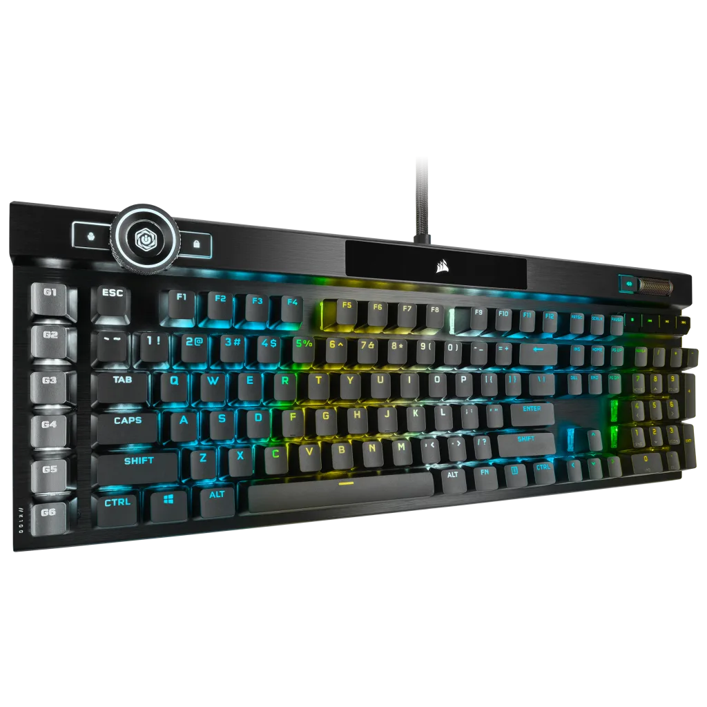 K100 RGB Mechanical Gaming Keyboard — CHERRY® MX Speed — Black (KR2)