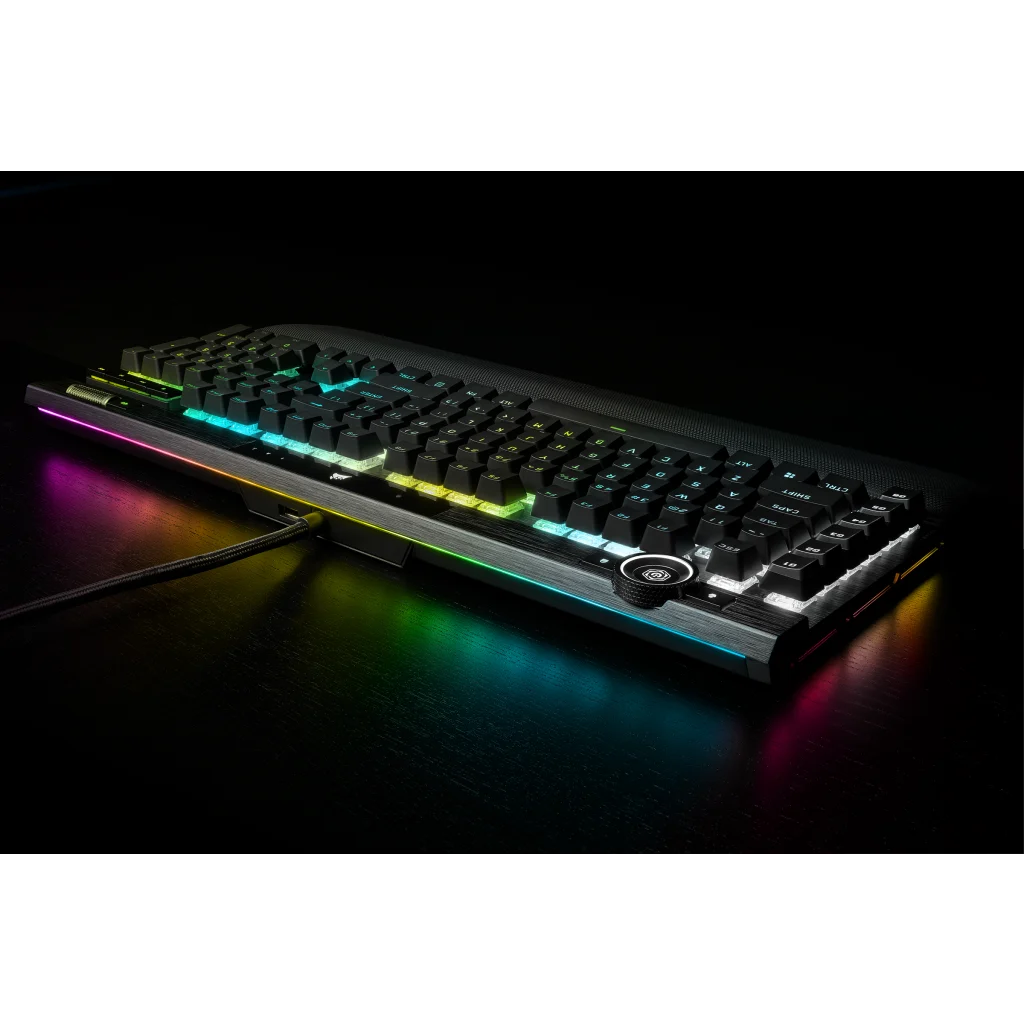 K100 RGB Mechanical Gaming Keyboard — CHERRY® MX Speed — Black (KR2)