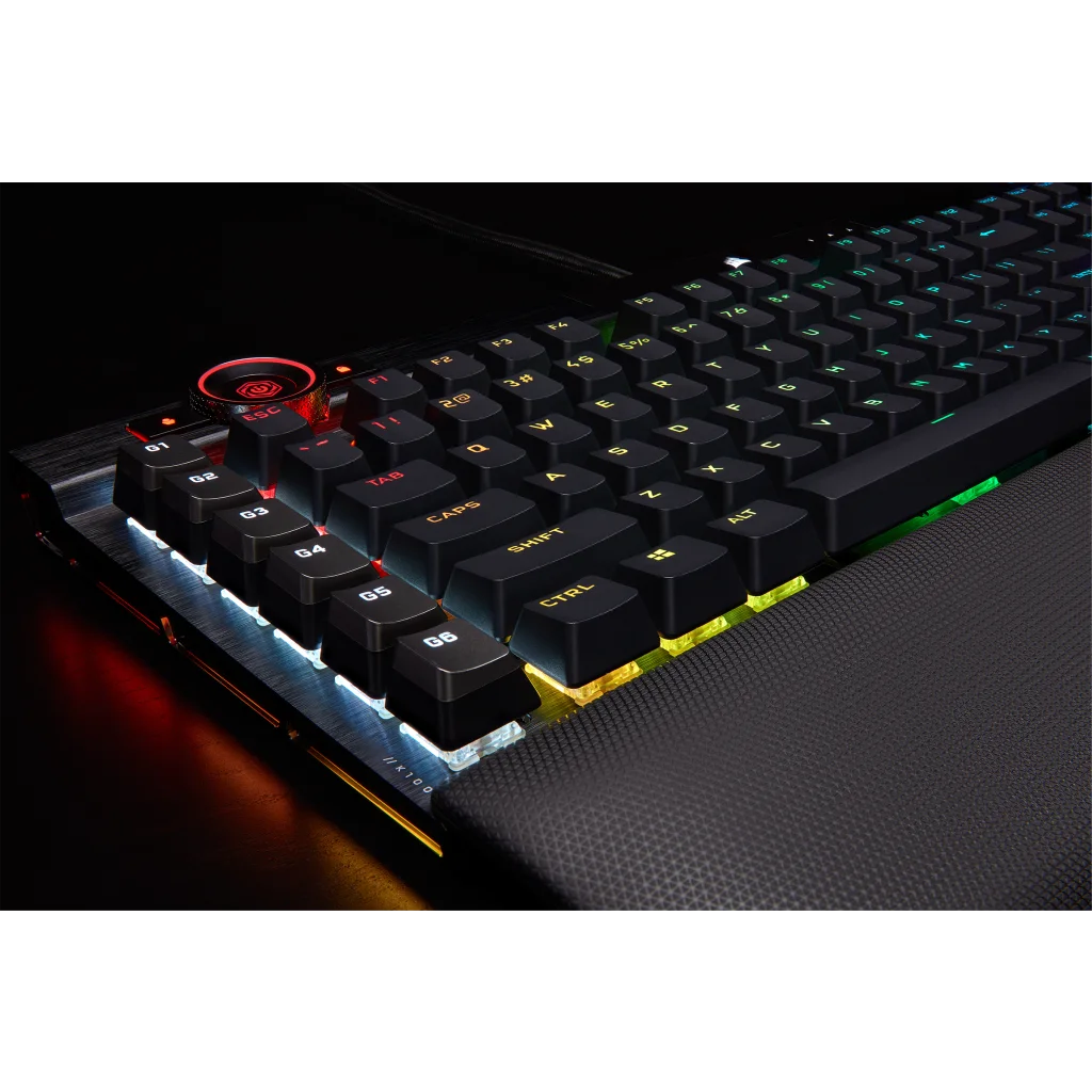 K100 RGB Mechanical Gaming Keyboard — CHERRY® MX Speed — Black (KR2)