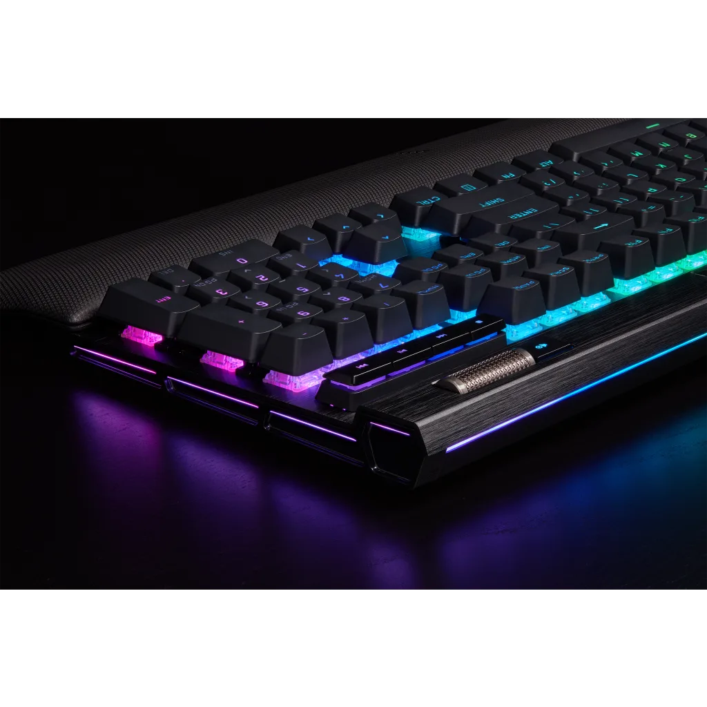K100 RGB Optical-Mechanical Gaming Keyboard — CORSAIR OPX Switch 