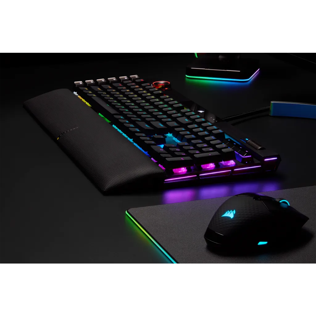 K100 RGB Optical-Mechanical Gaming Keyboard — CORSAIR OPX Switch