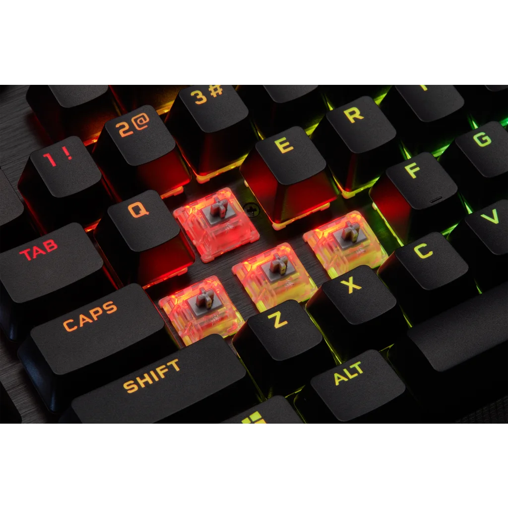 K100 RGB Optical-Mechanical Gaming Keyboard — CORSAIR OPX Switch