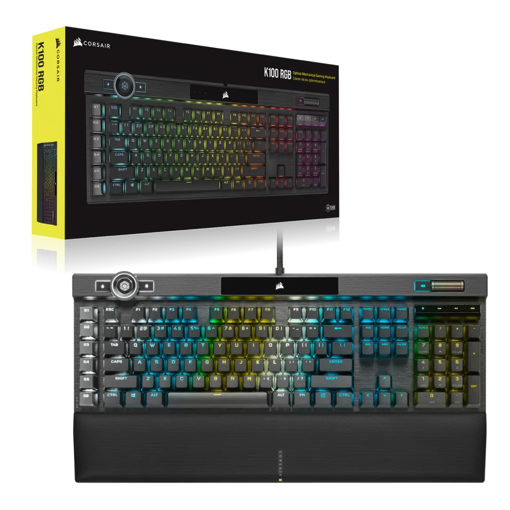 K100 RGB Optical-Mechanical Gaming Keyboard — CORSAIR OPX