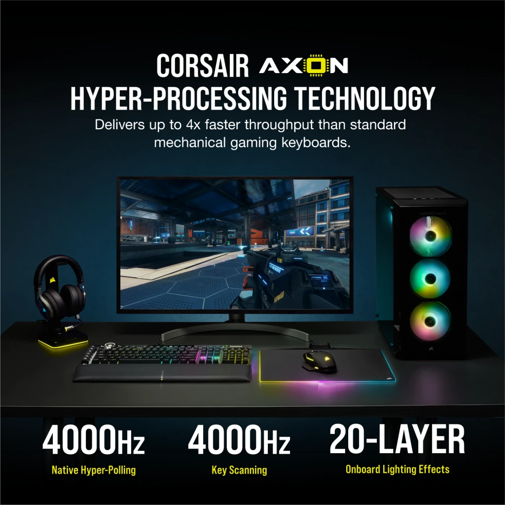 Corsair K100 RGB Optical-Mechanical Gaming Keyboard Review