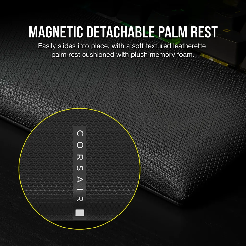 K100 RGB Optical-Mechanical Gaming Keyboard — CORSAIR OPX Switch — Black