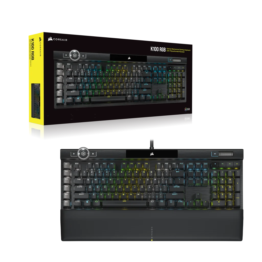 K100 RGB Optical-Mechanical Gaming Keyboard — CORSAIR OPX