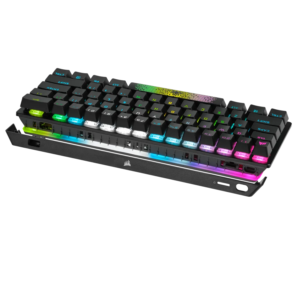 K70 PRO MINI WIRELESS 60% Mechanical CHERRY MX Speed Switch Keyboard with  RGB Backlighting - Black