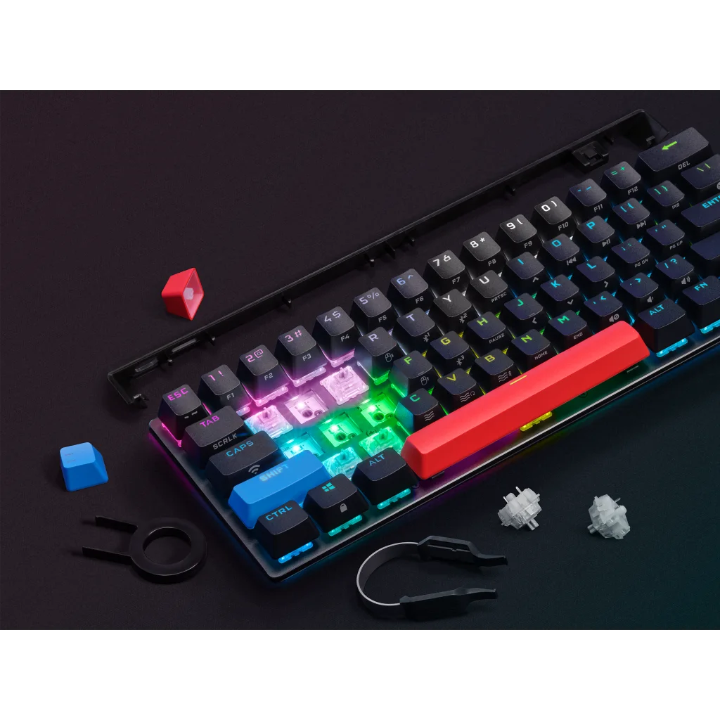 K70 PRO MINI WIRELESS 60% Mechanical CHERRY MX Speed Switch Keyboard with  RGB Backlighting - Black
