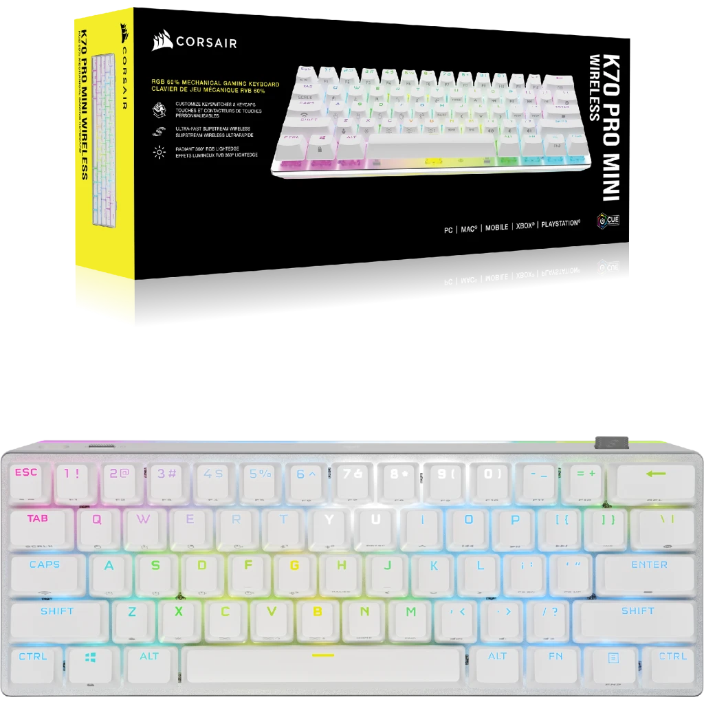Amazon.com: Corsair K70 PRO MINI WIRELESS RGB 60% Mechanical