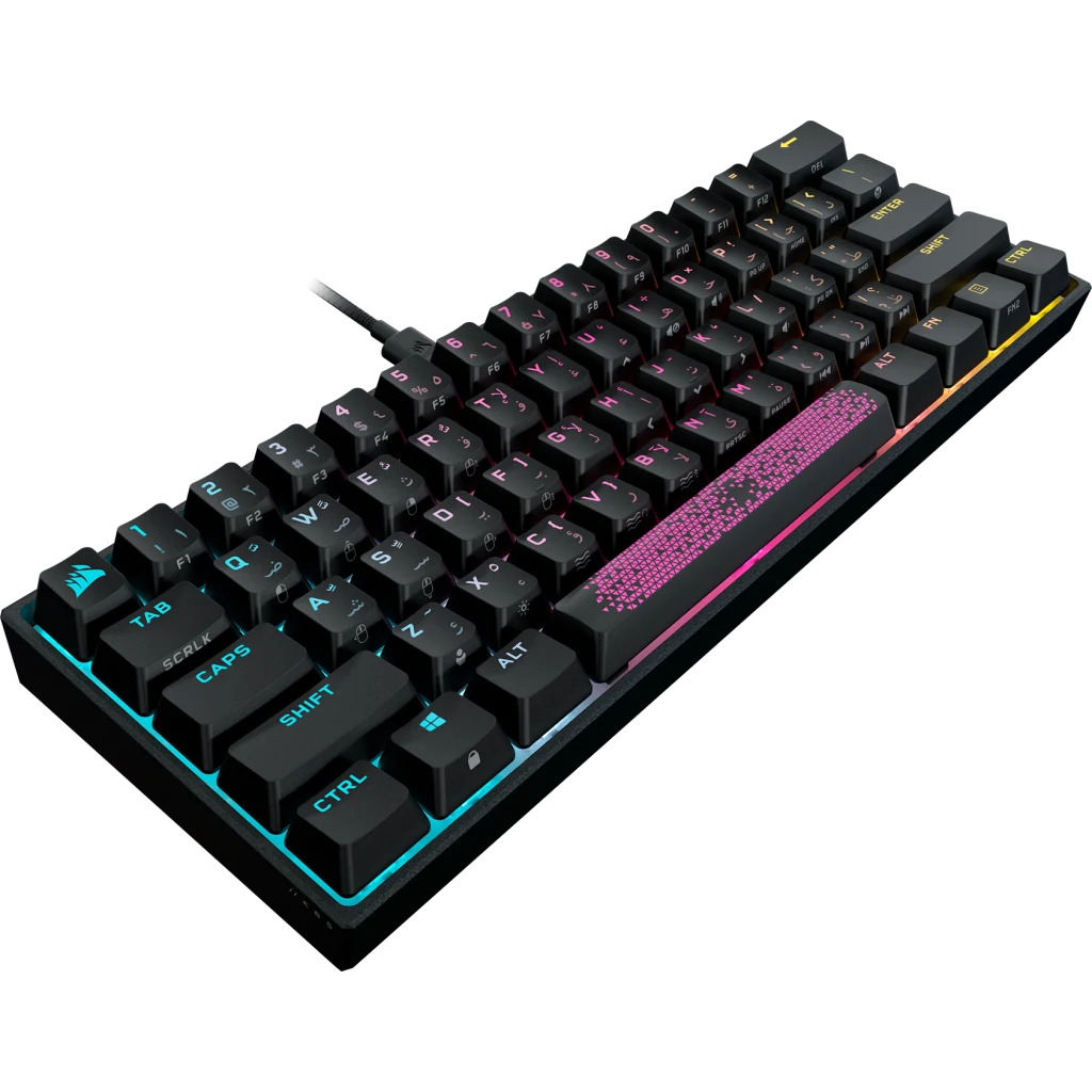 K65 RGB MINI 60% Mechanical Gaming Keyboard — CHERRY MX Red