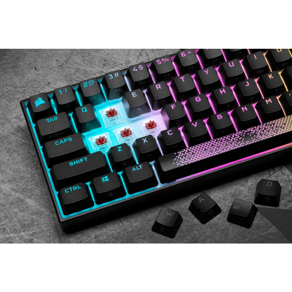 K65 RGB MINI 60% Mechanical Gaming Keyboard — CHERRY MX Brown — Black