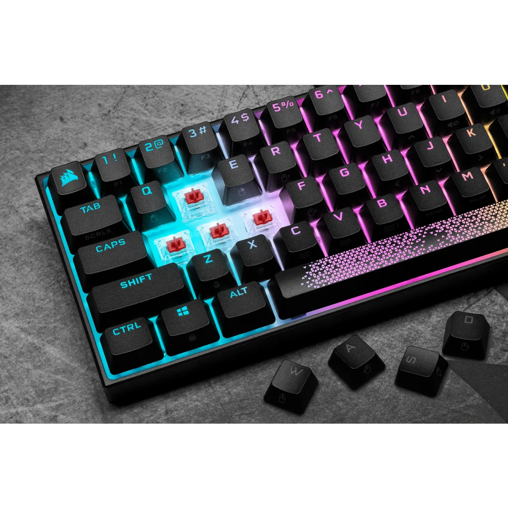 sanji　CORSAIR K65 RGB MINI CherryMX K65 RGB MINI 60% Mechanical Gaming Keyboard — CHERRY MX Red